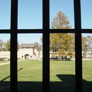 Fort Interior Space Through Window Or Dare I Say It, Parade Ground