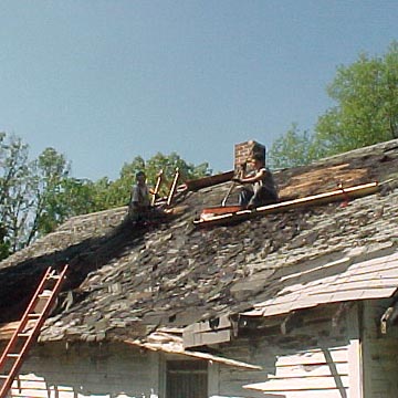 Stripping Old Roof