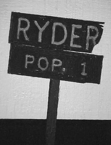 12/16/01-- Car Series, Ryder (block-in highway & sign)