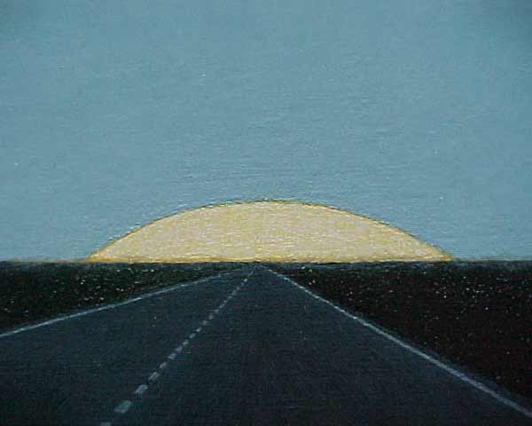 3/6/02-- Car Series, Blue Highway (begin mist horizon)