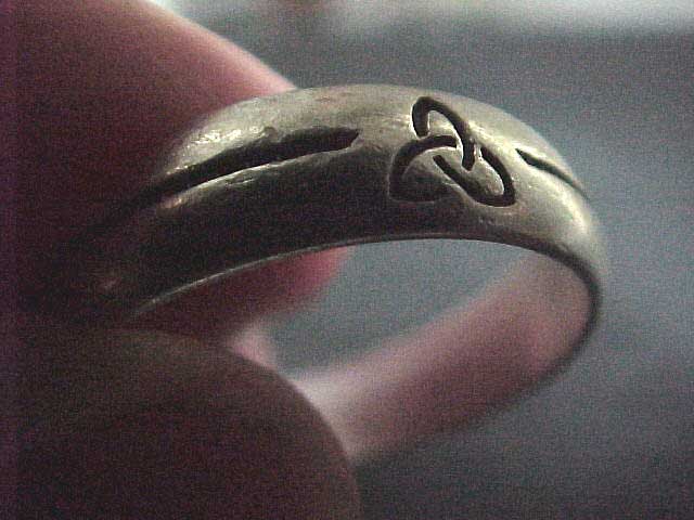 1/21/06-- Triquetra Ring (gift of Brad Henson)