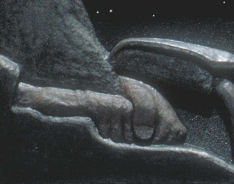 Detail of hands