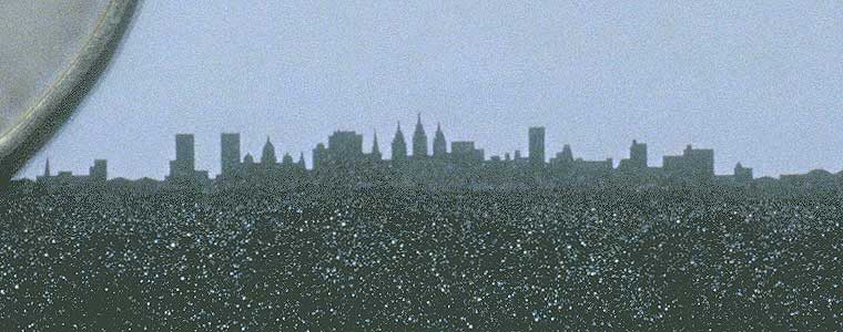 Detail of distant skyline