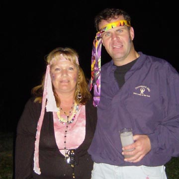 Lorraine and Bob as Hippies