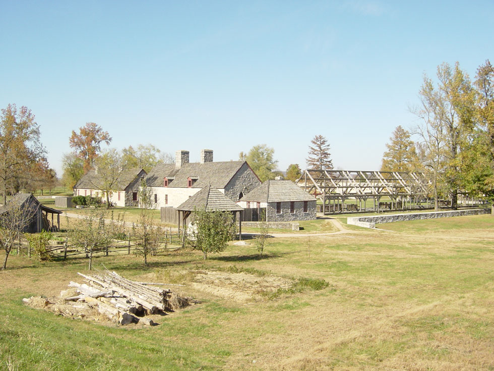 Reconstructed Buildings and Ghosted (frame-only) Building