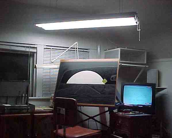 5/31/01-- Car Series, Moon (2nd overhead light)